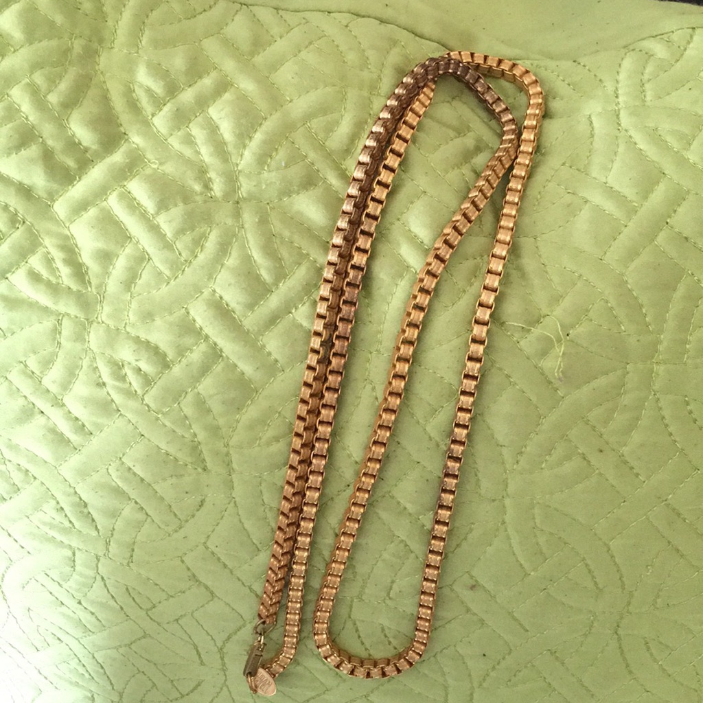 Vintage Miriam Haskell 1950’s Gold Necklace